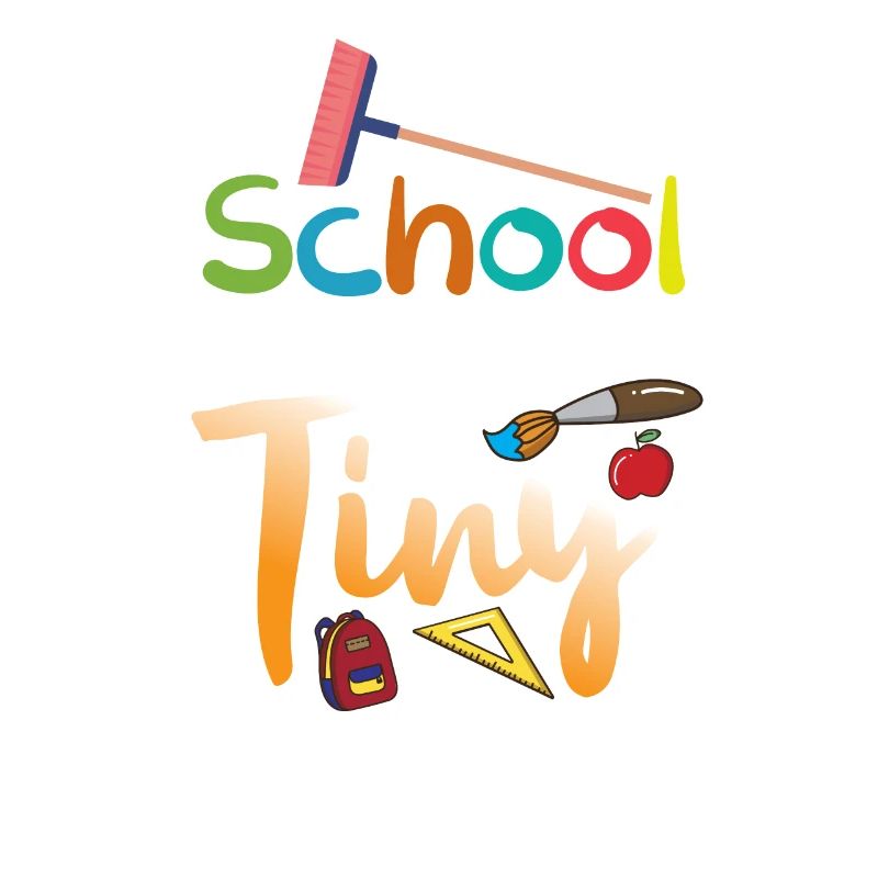 Supervisor of students with brushes