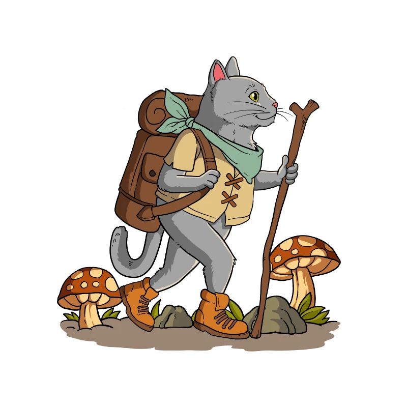 Cottagecore Cat