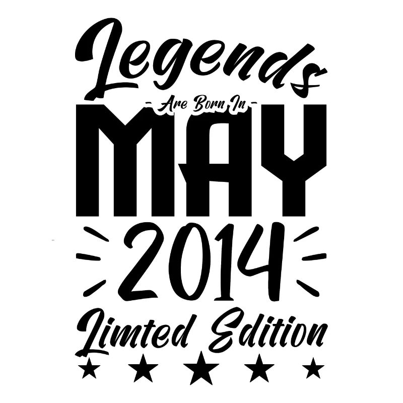 Born May 2014 Birthday gift 2014.
