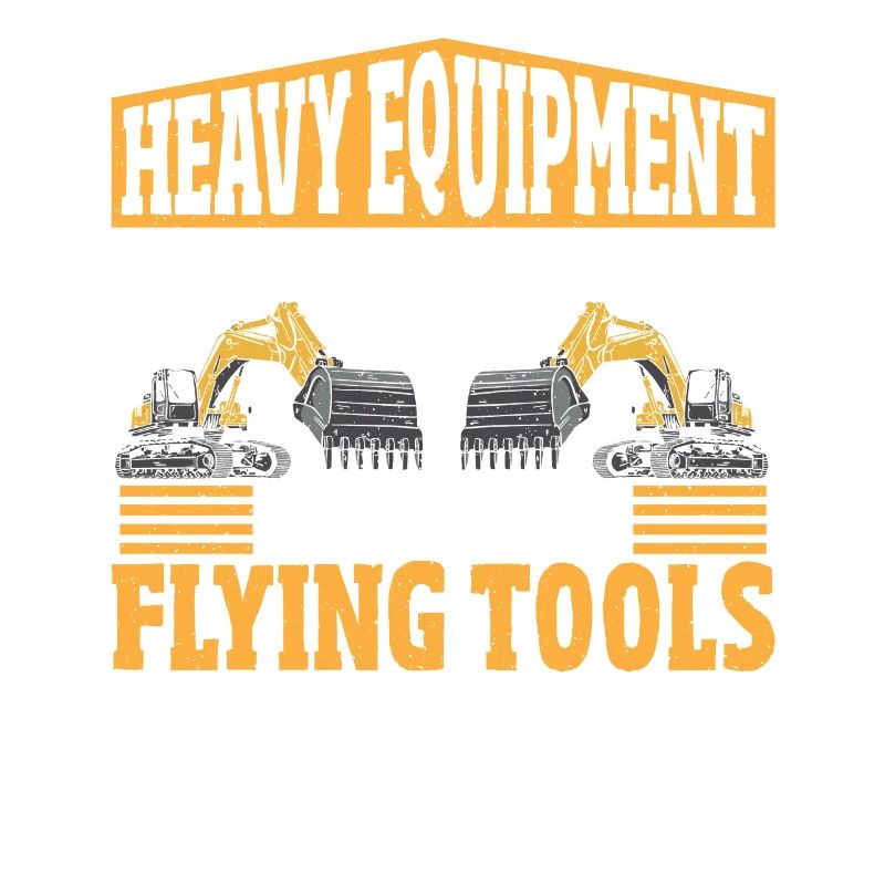 Heavy Equipment Operator Flying Tools & Offensive