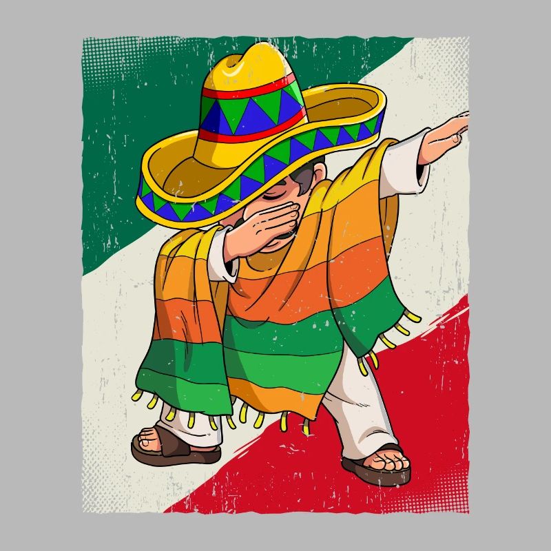 Dabbing Mexicain Cinco de Mayo