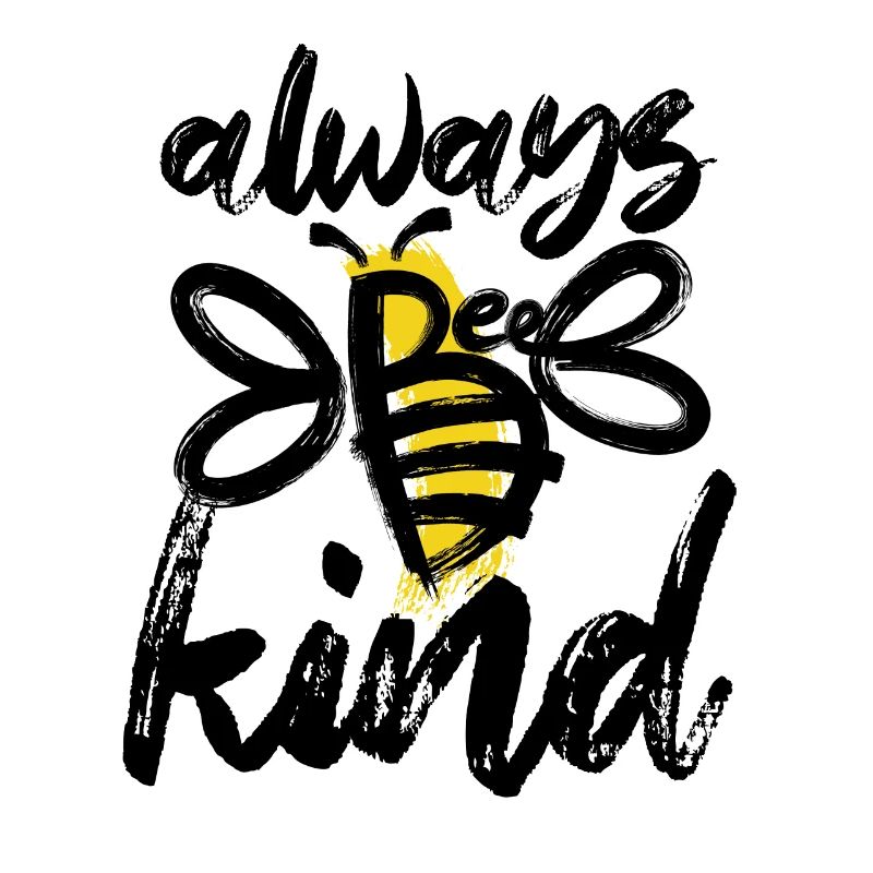 Always Be Nice - Abeille - Abstrait - Art graphique