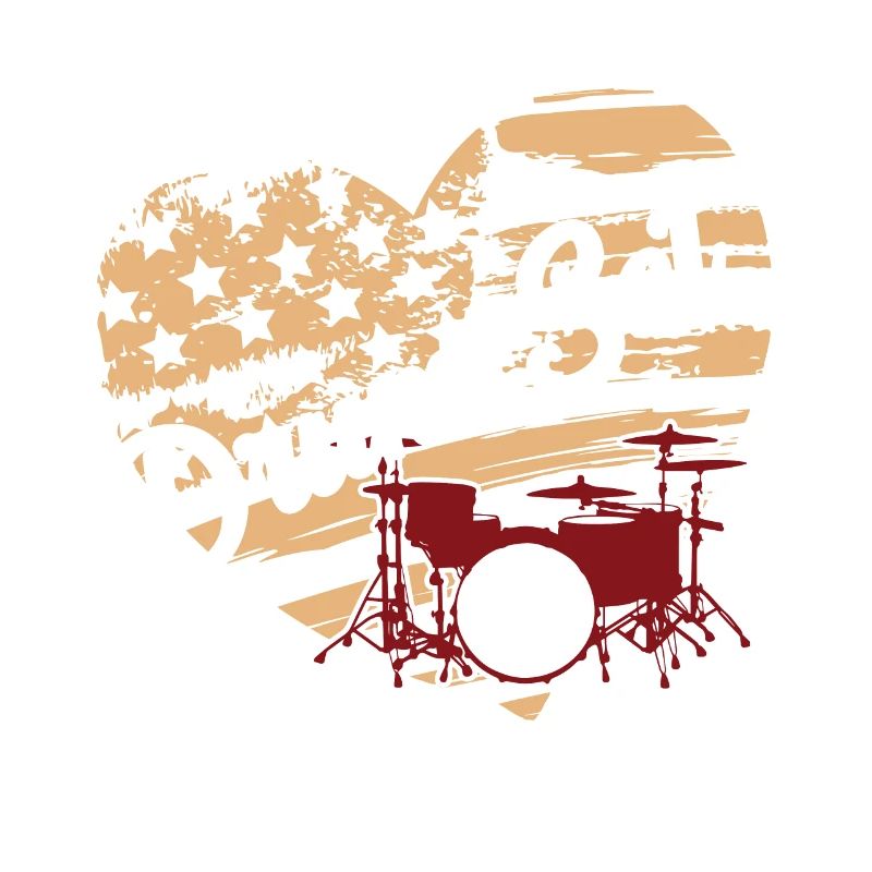 Drum Set Drum Set Flag