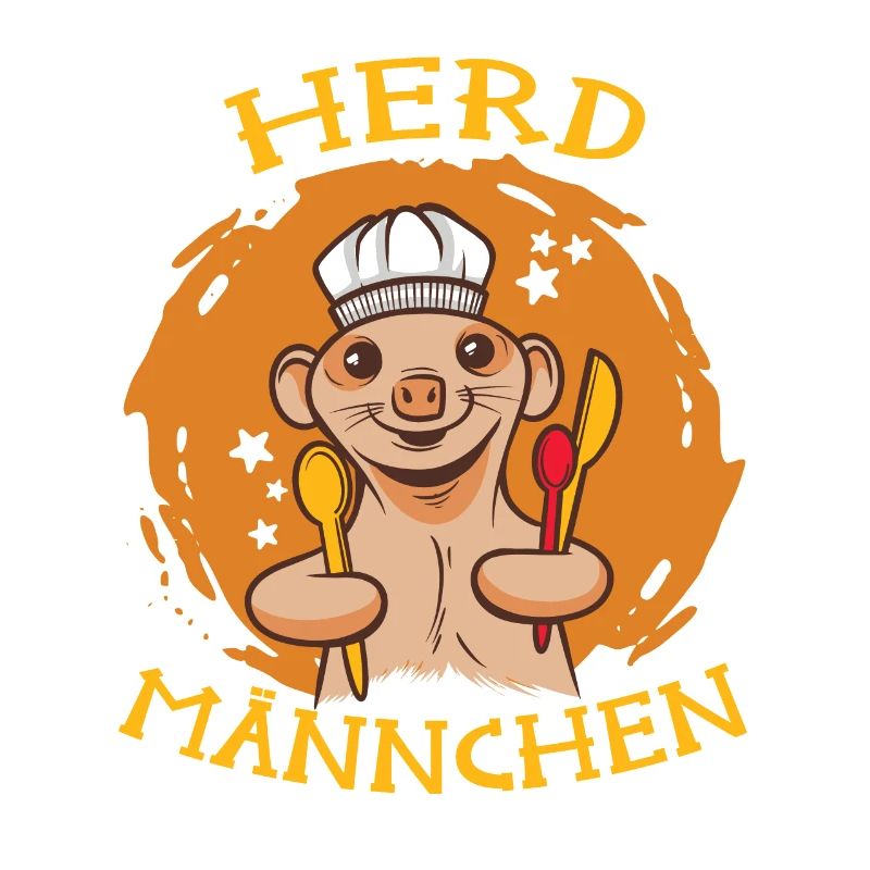 Herd Männchen das Erdmännchen