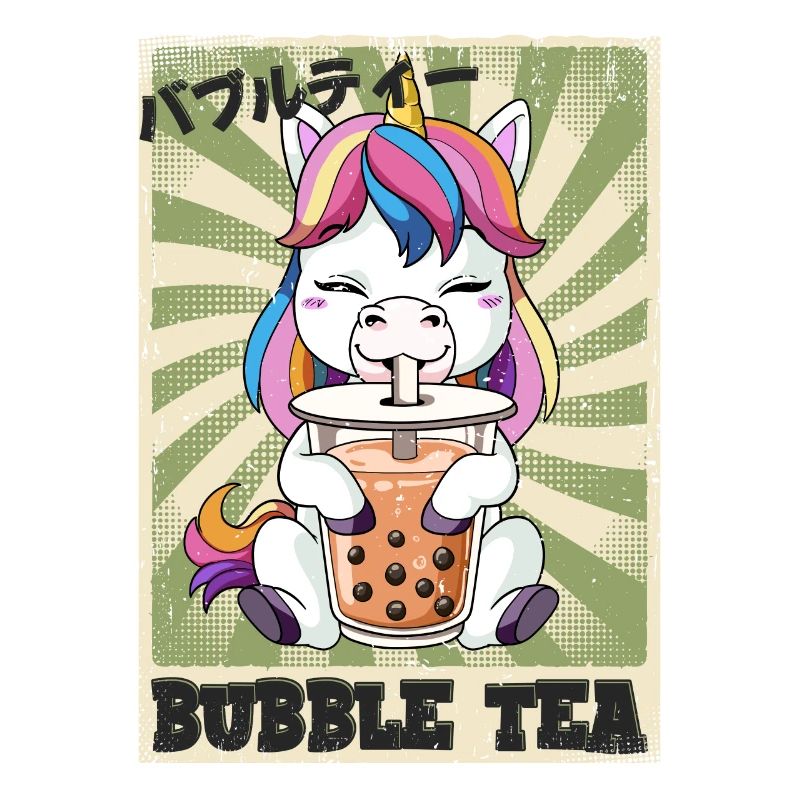 Boba Tea Unicorn Bubble Tea