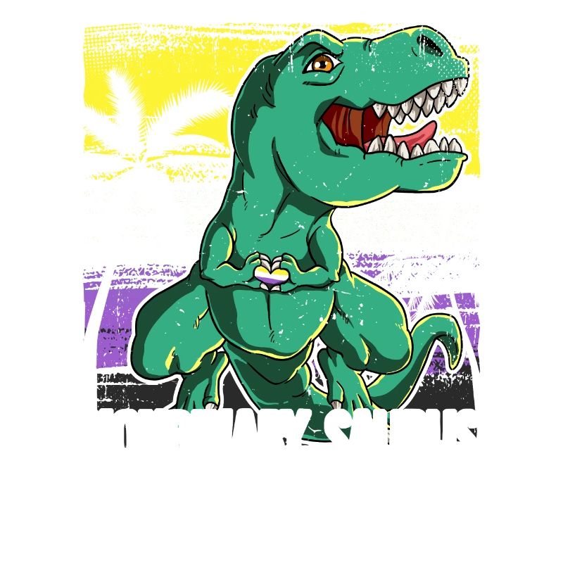 Pride LGBTQ Nonbinary Saurus Costume Pride Month