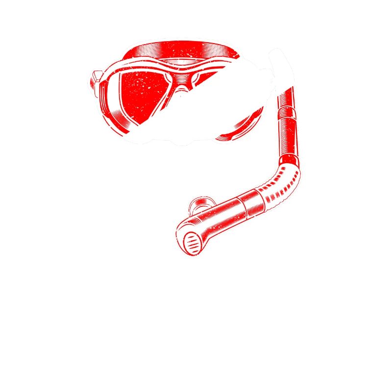 Masque de plongée Snorkel Diver Down Flag Plongée