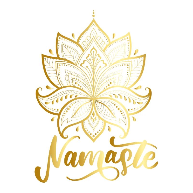 Namaste celestial flower