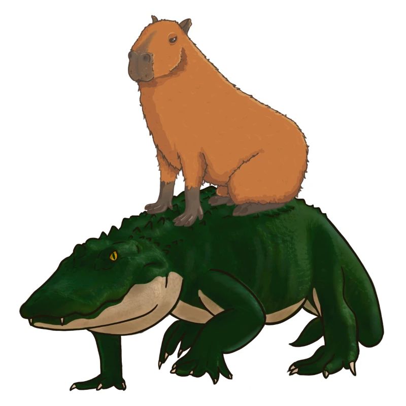 Alligatore capibara
