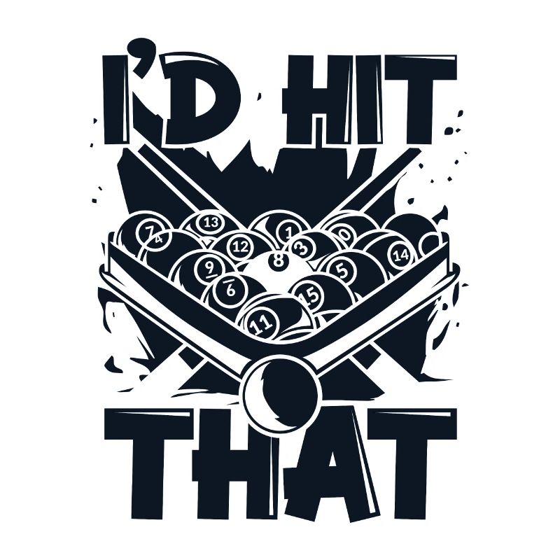 J’avais frappé ce billard de billard