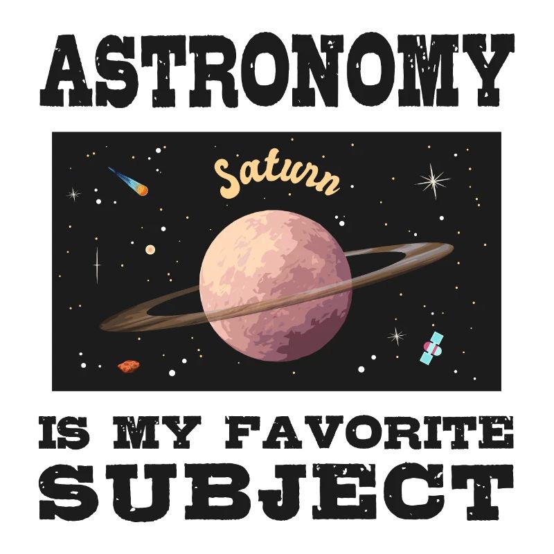 L’astronomie est mon sujet de prédilection, la planète Saturne