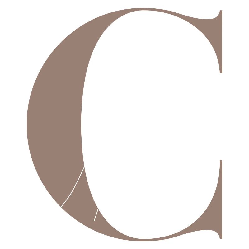letter C magic butterfly