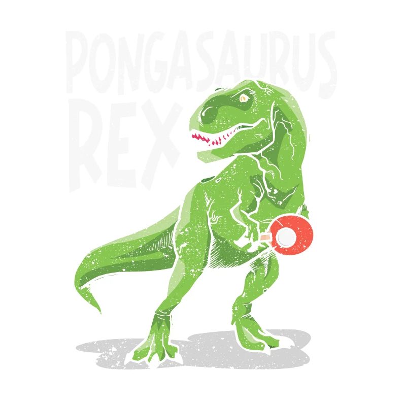 Pongasaurus Rex Ping Pong Master Funny Table