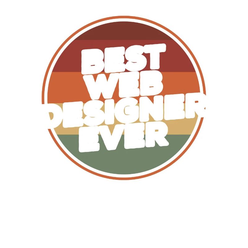 Vintage Bester Webdesigner aller Zeiten Programmierung