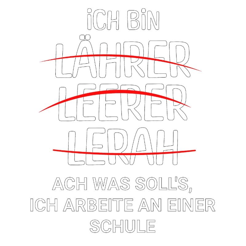 Ich bin Lehrer - ich arbeite an einer Schule