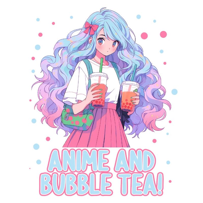 Anime et Boba Bubble Tea