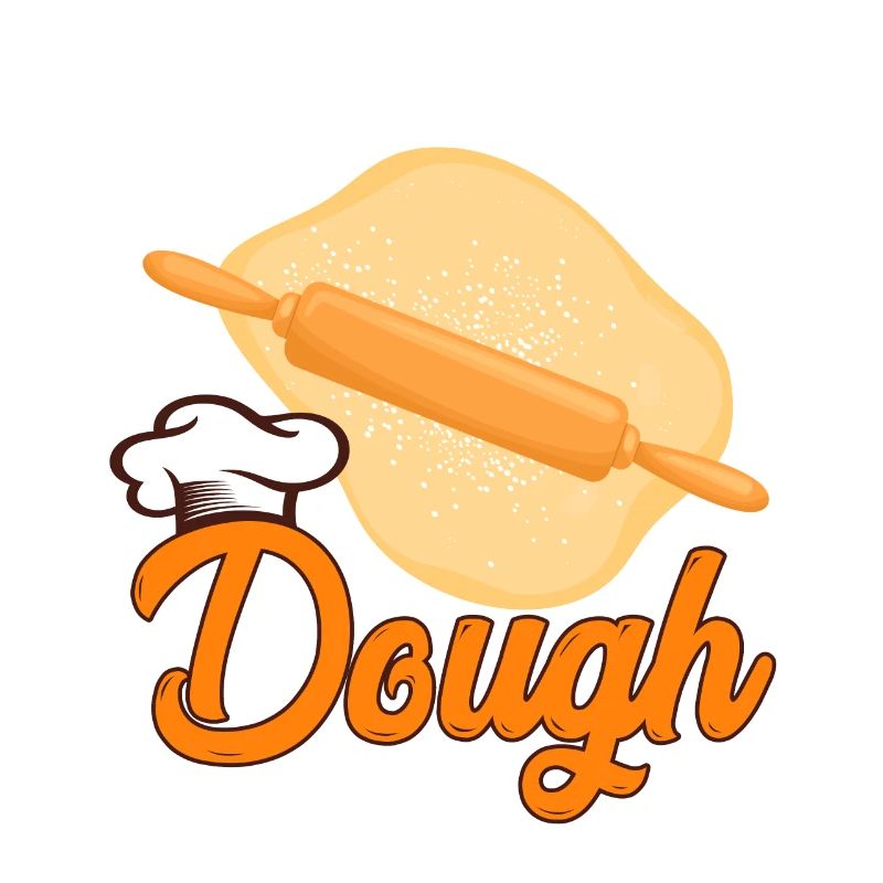 Funny bread baking baker rolling pin