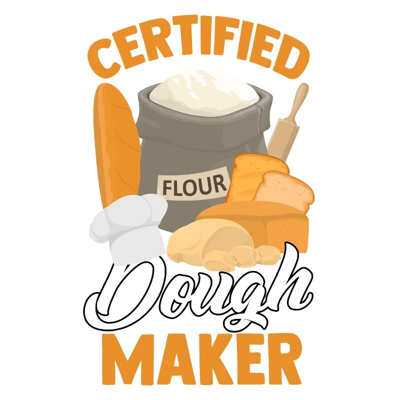 Funny Bread Baking Baker Flour