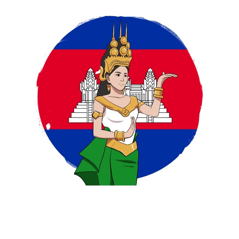 Cambodia Tradition Dance Khmer Apsara I Gift