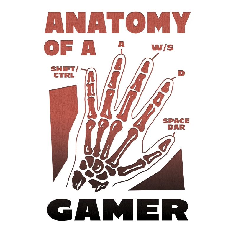Anatomie eines Gamers Lustig