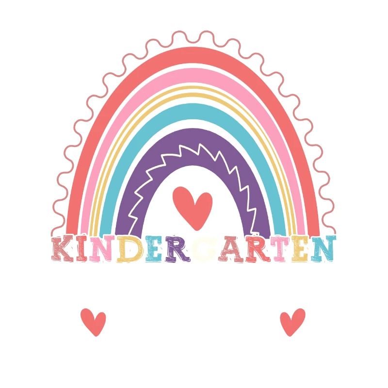 Kindergarten Absolvent 2024 Regenbogen Einschulung