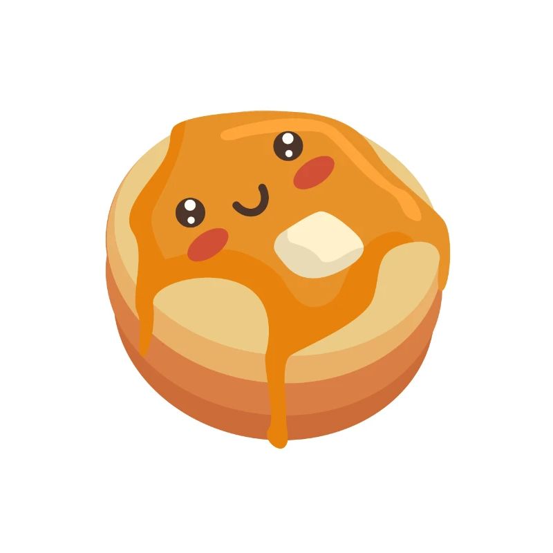 Pancake Saying Breakfast Pancakes
