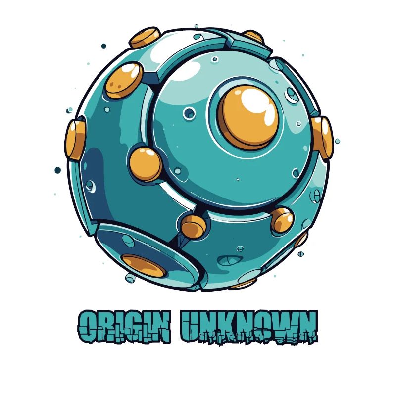 Round unknown object, origin unknown