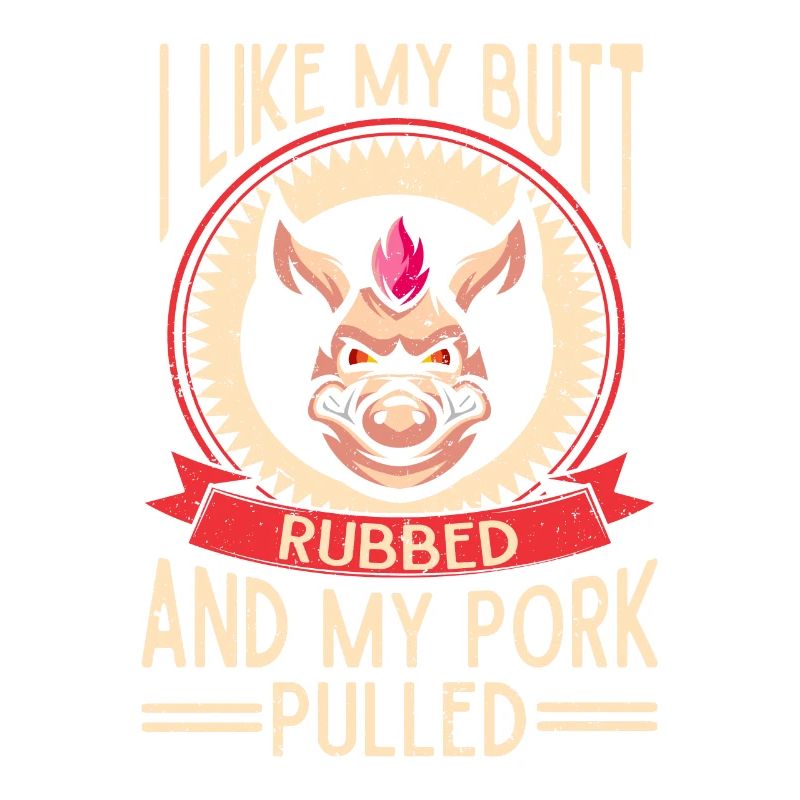 BBQ Pulled Pork Schwein Grill