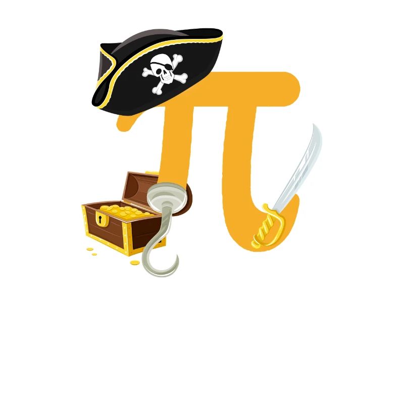 PIrate Pi Day Funny Pirate Lovers Math