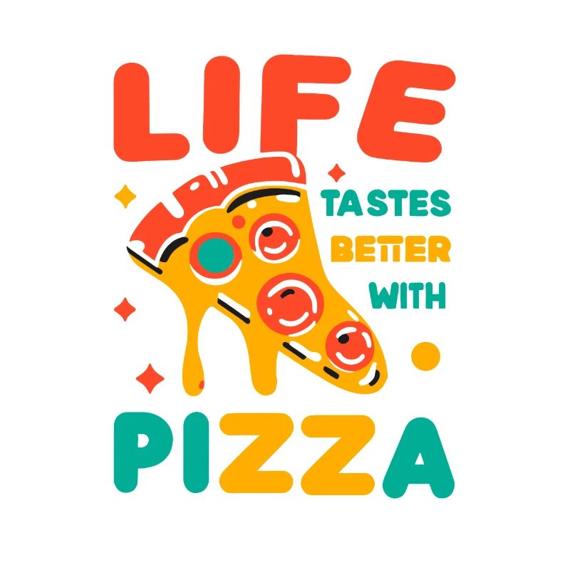 Mit Pizza schmeckt das Leben besser