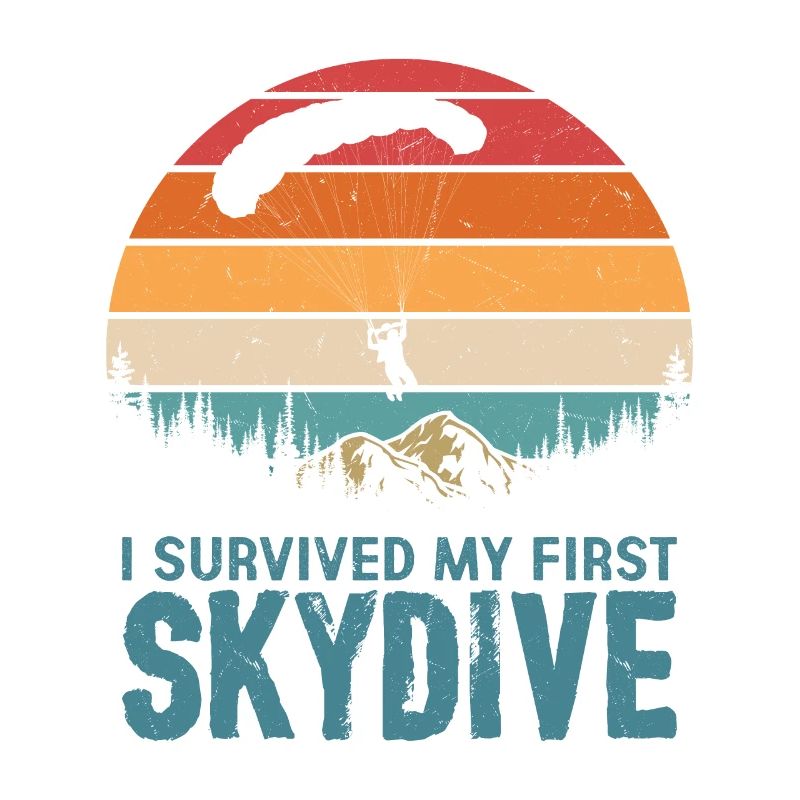 I Survived My First Skydive Skydiver Parachute