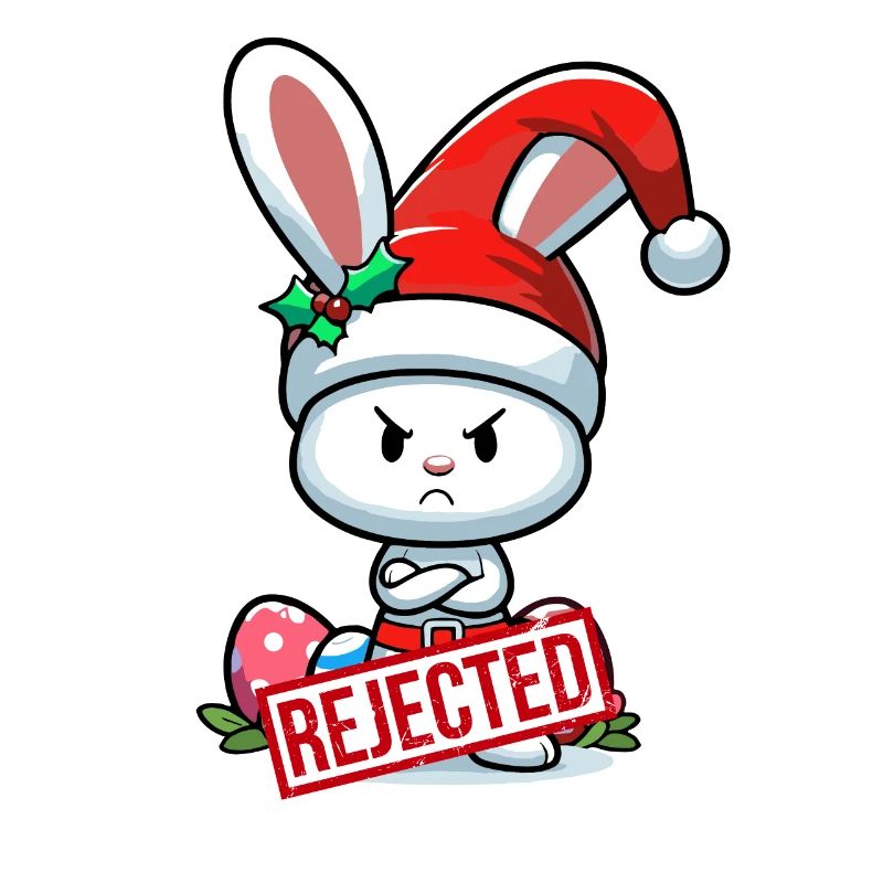 Offended Easter Bunny Christmas Funny Gift