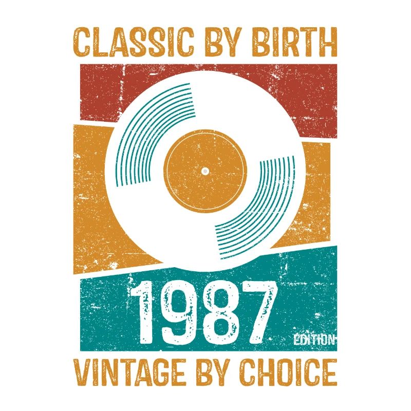 1987 Vintage vinyle classique année de naissanceexplorer vint