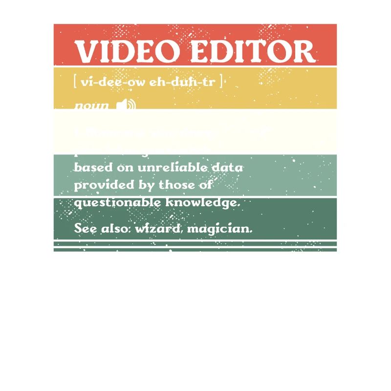 Video Editor Someone Who Does Precision Guesswork