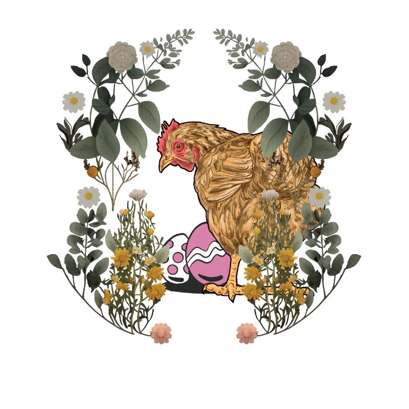 Easter, Easter Eggs, Hen, Chicken, Rural, Nature, Eggs