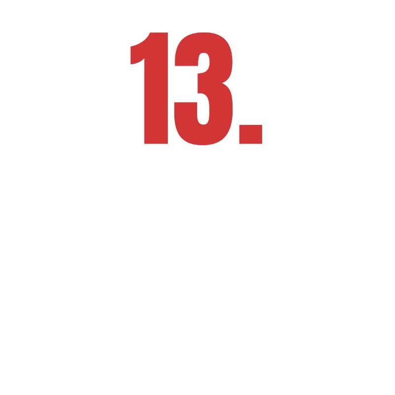 13. Superstitious? Merry superstition, misfortune,