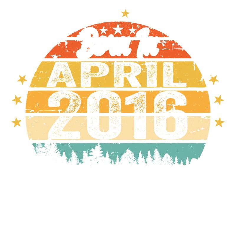 April 2016 Geburtstagsgeschenk April 2016 Vintage