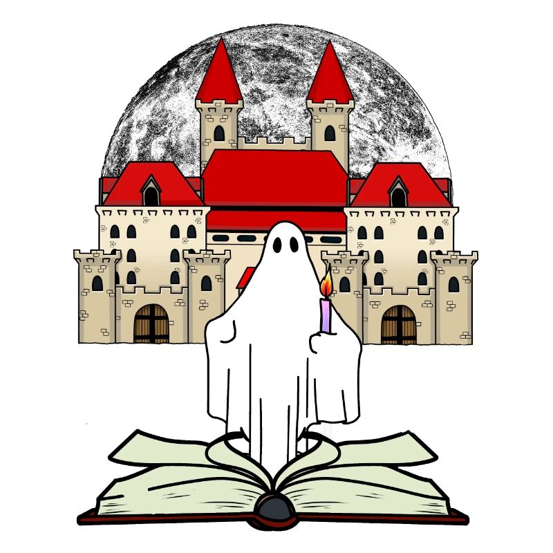 Castle Book Ghost Witching Hour Midnight