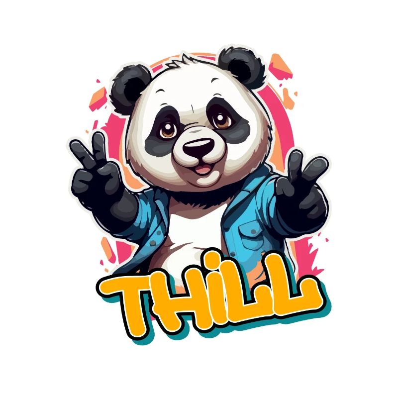 THILL - Beau nom de garçon avec Cool Panda
