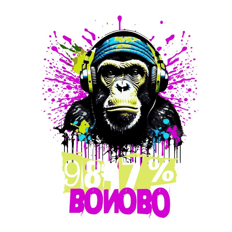 98.7 Bonobo Evolution Chimpanzé Thé