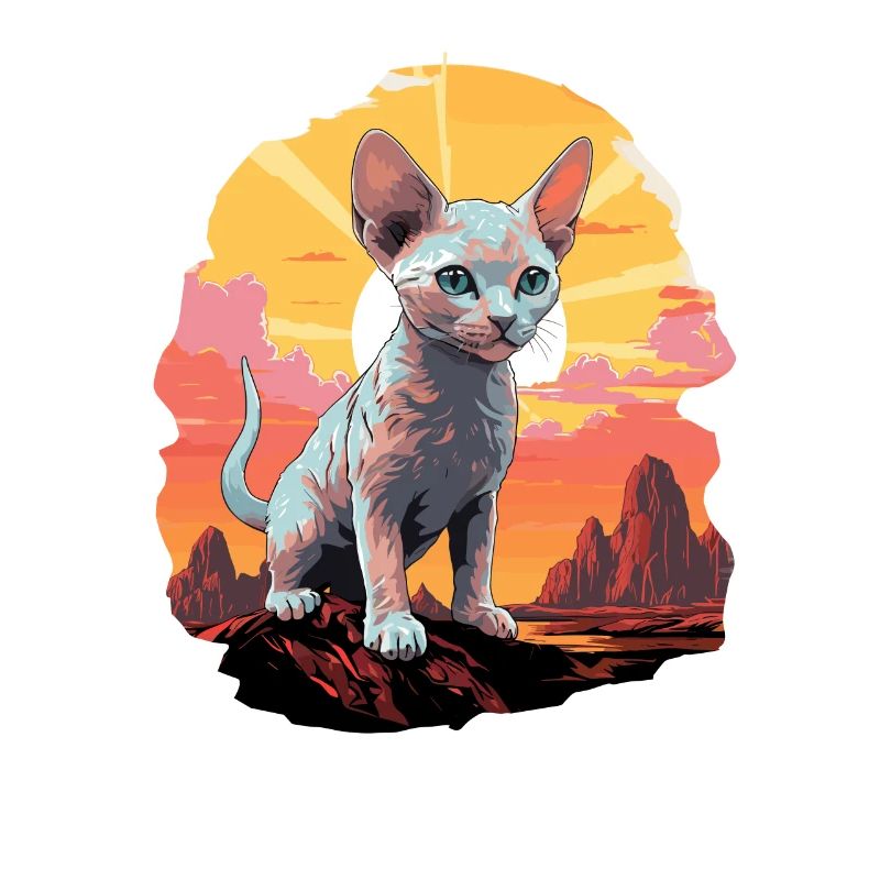 Devon Rex Kätzchen Devon Rex Katze