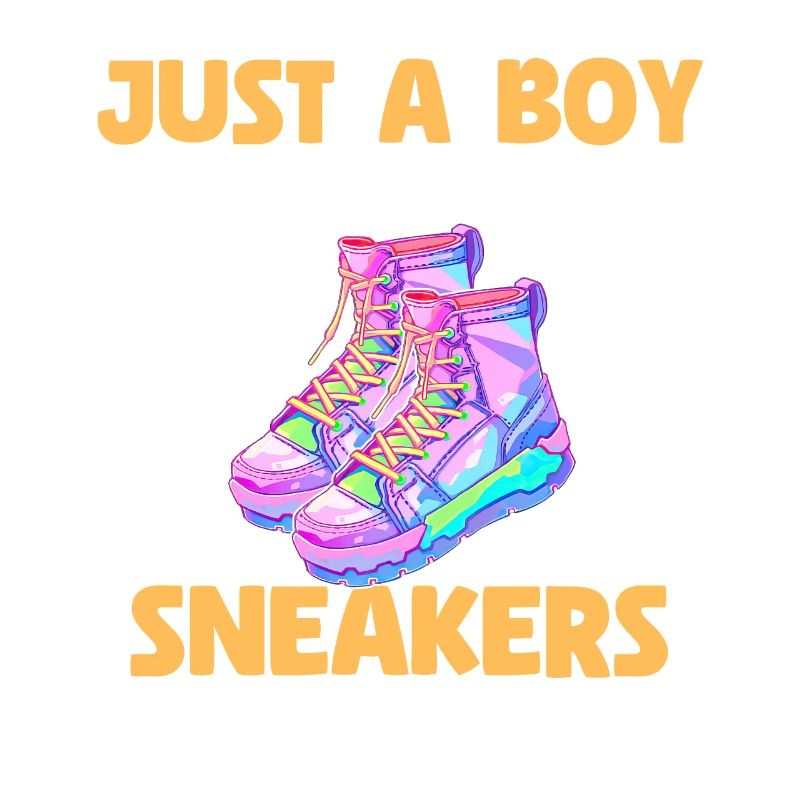 Juste un garçon qui aime les baskets