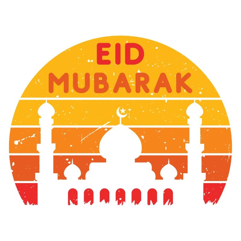 Ramadan Eid Mubarak Sunset Colors