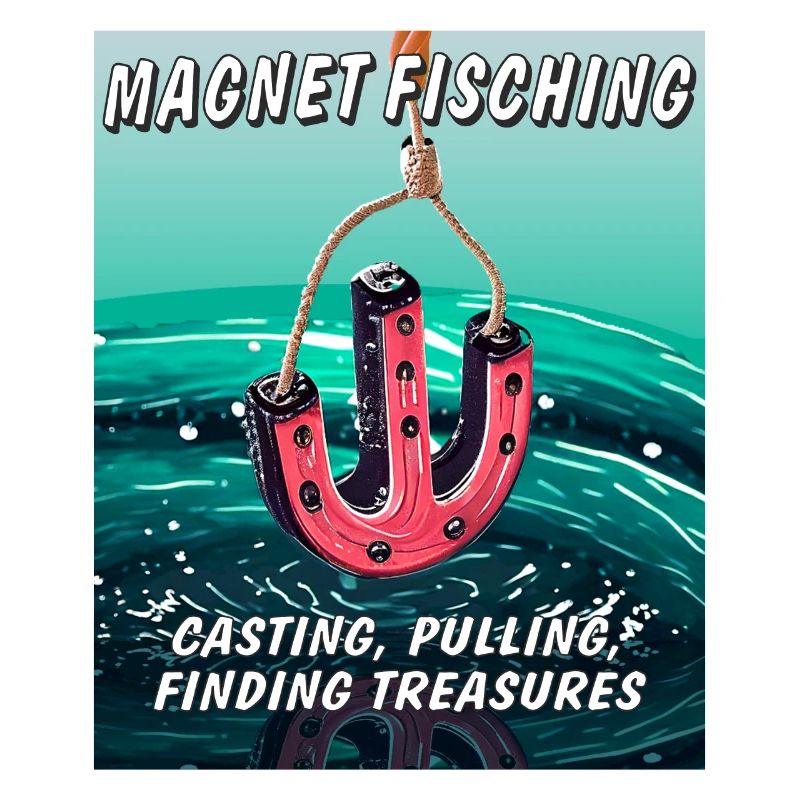 MAGNET FISCHING CASTING PULLING FINDING TREASU