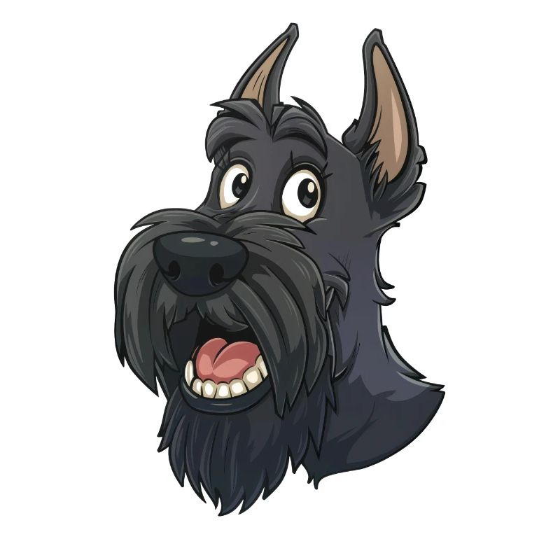 Scottish Terrier | Cartoon Artwork
