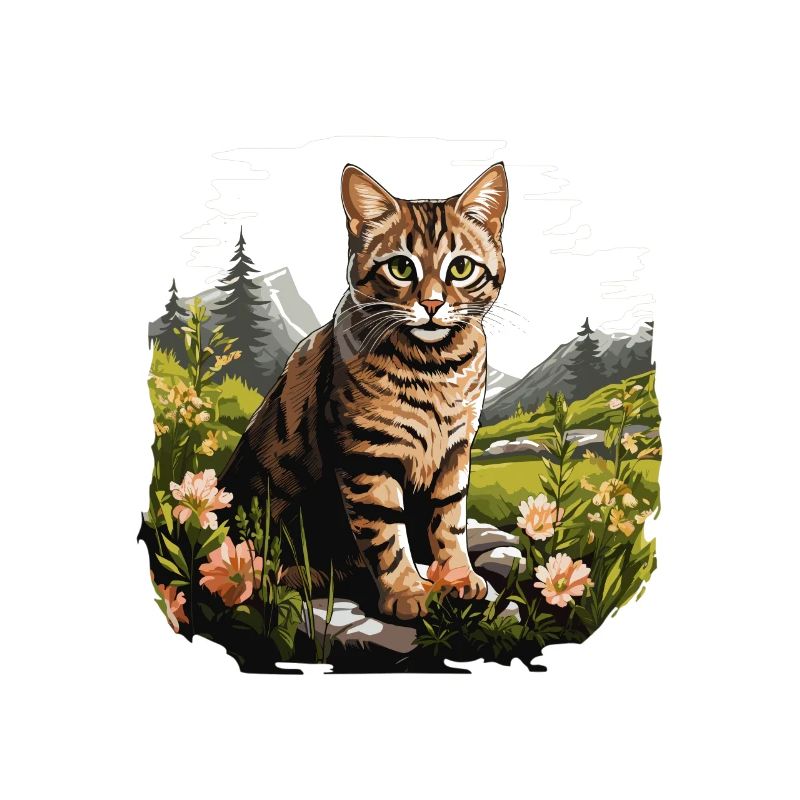 Tabby Kätzchen Tabby Katze