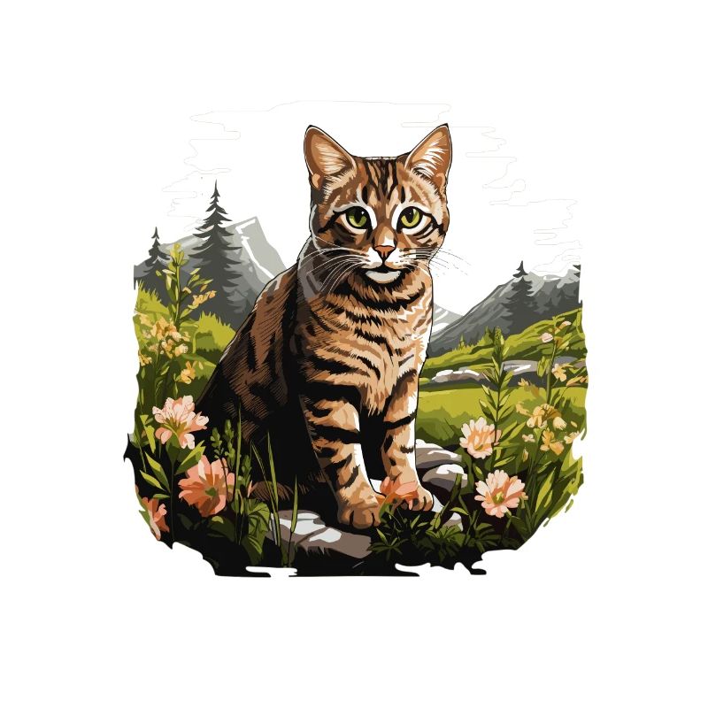 Tabby Kätzchen Tabby Katze