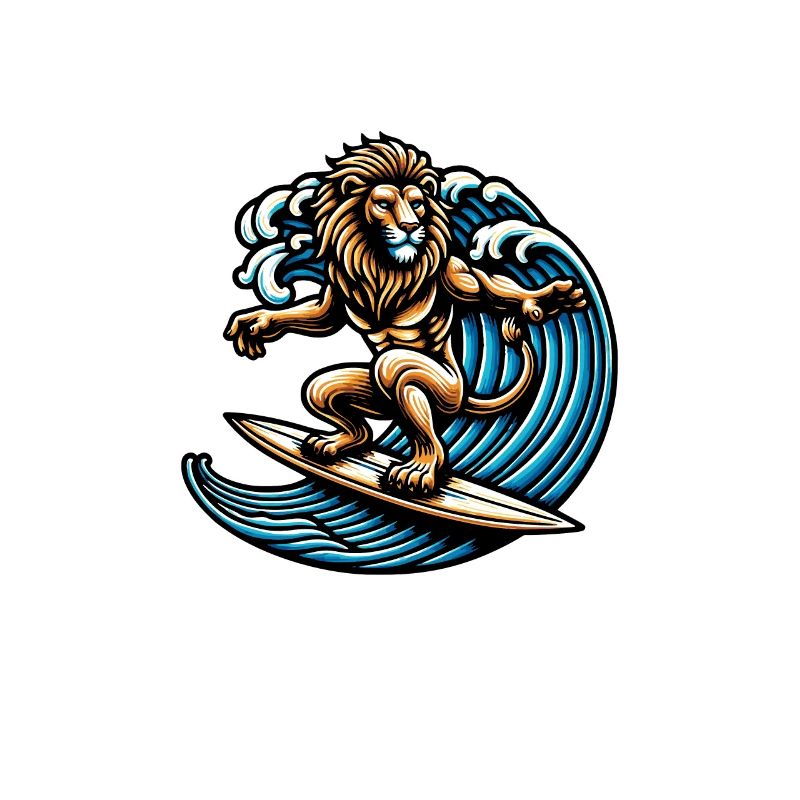 Lion de surf