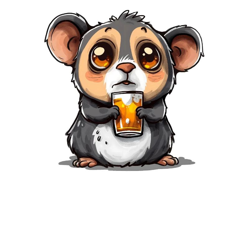 Lecker Bierchen Sad Hamster Meme Bier Alkohol