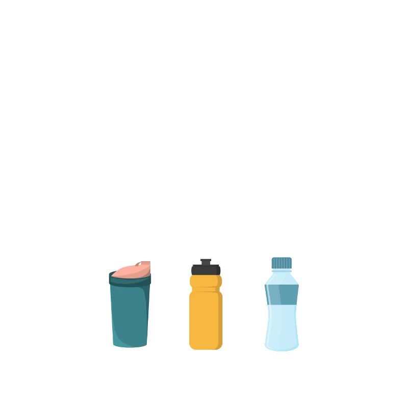 Protein shake is everything, cardio training,